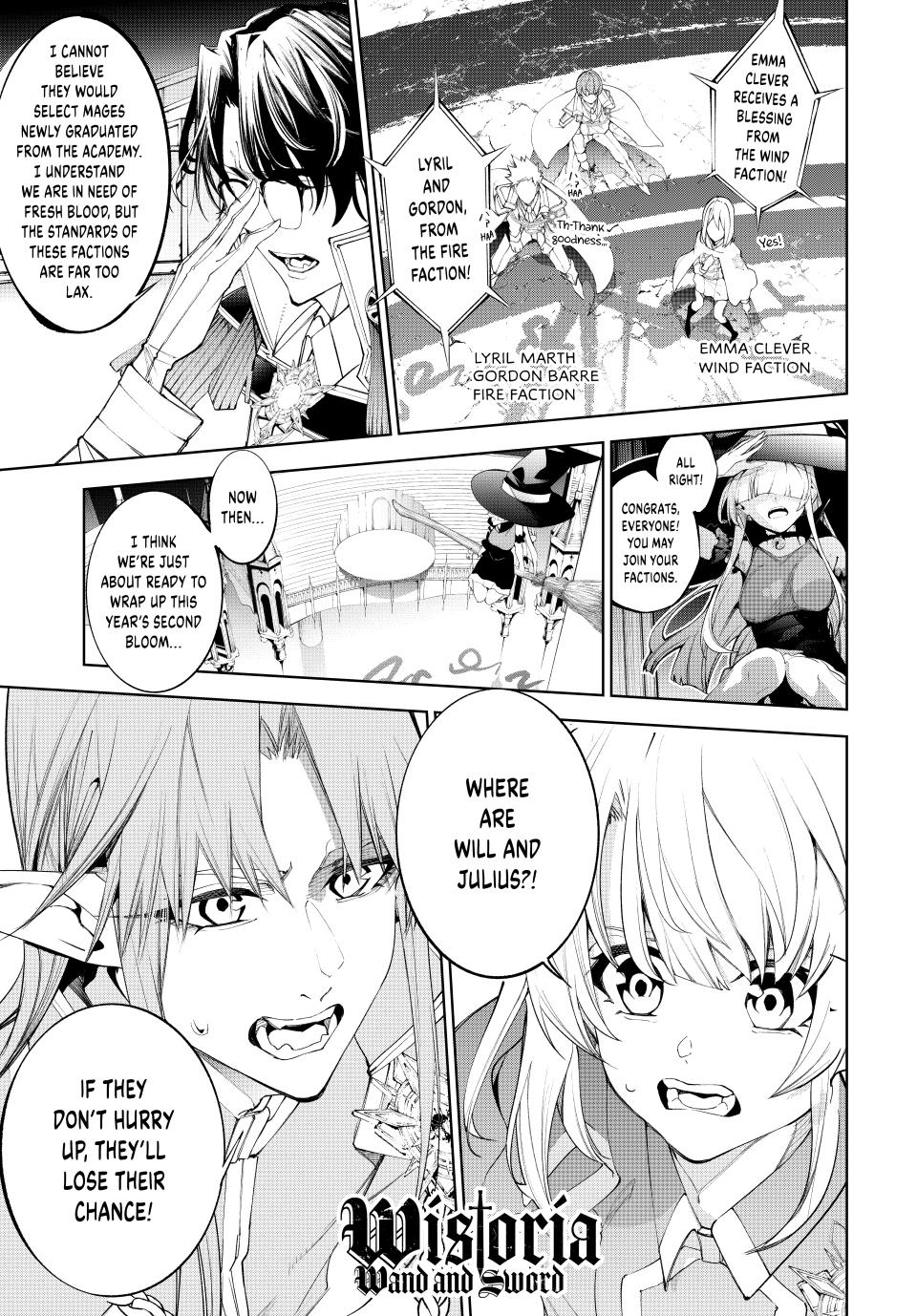 Tsue to Tsurugi no Wistoria Chap 37 - Next Chap 38
