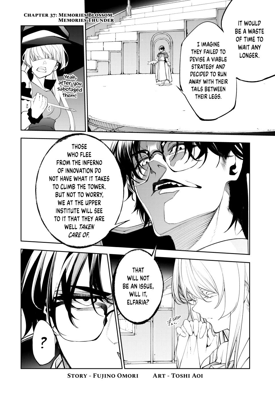 Tsue to Tsurugi no Wistoria Chap 37 - Next Chap 38