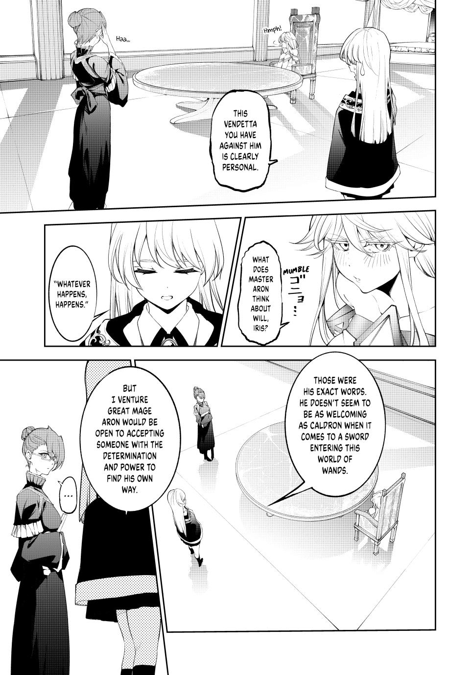 Tsue to Tsurugi no Wistoria Chap 34 - Next Chap 35