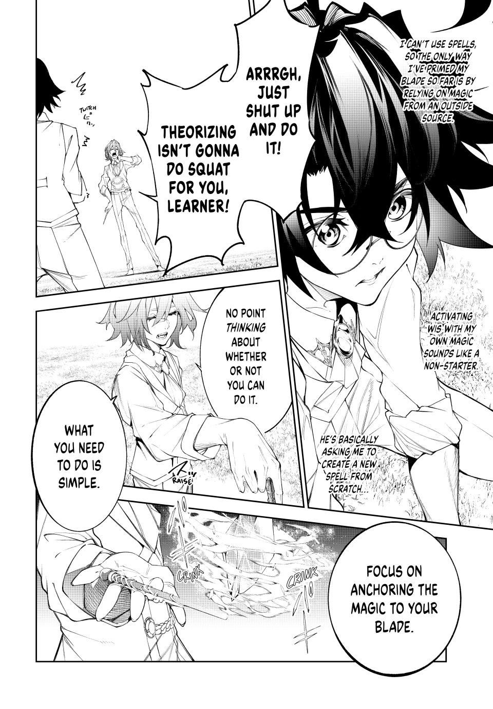 Tsue to Tsurugi no Wistoria Chap 34 - Next Chap 35