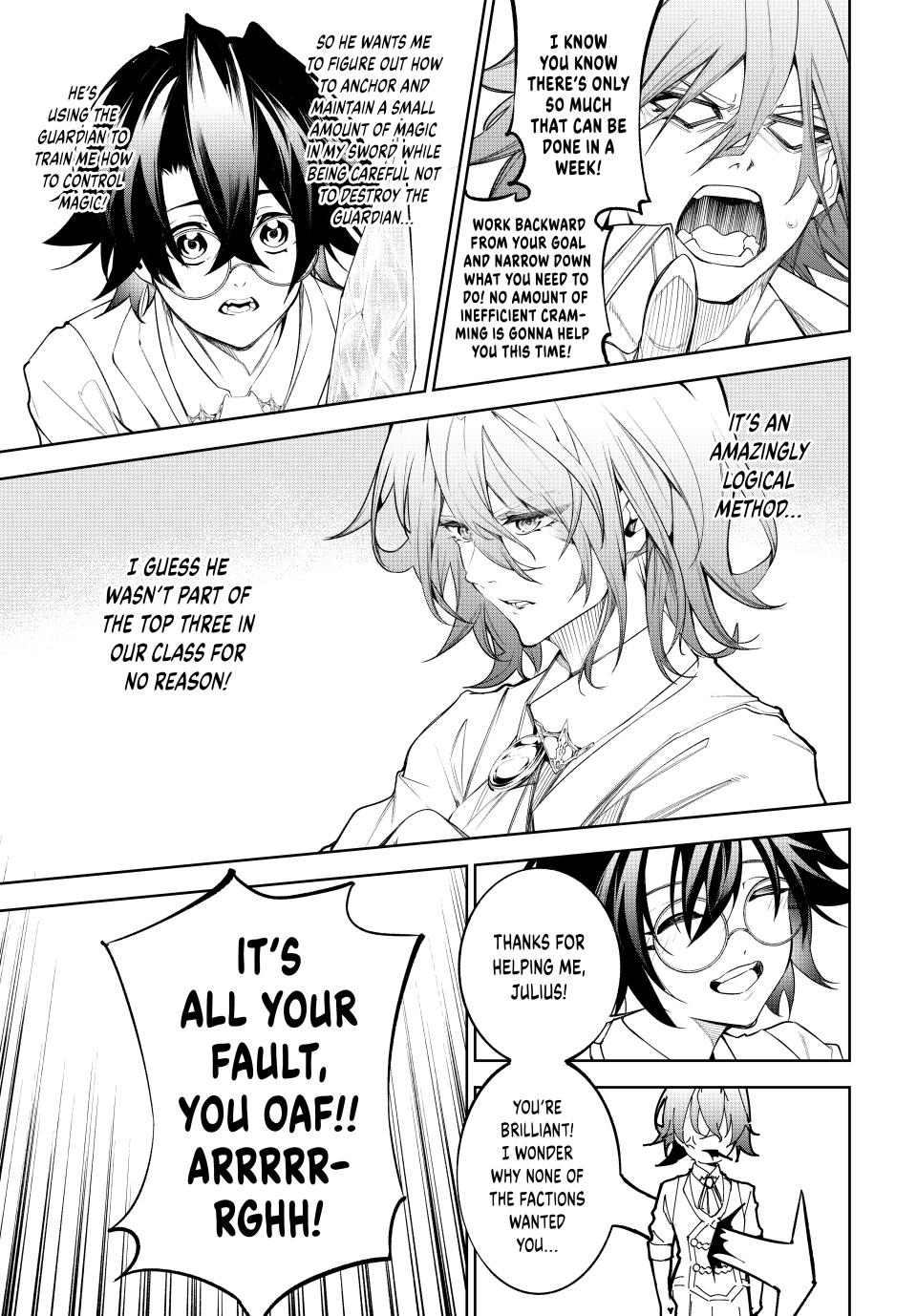 Tsue to Tsurugi no Wistoria Chap 34 - Next Chap 35