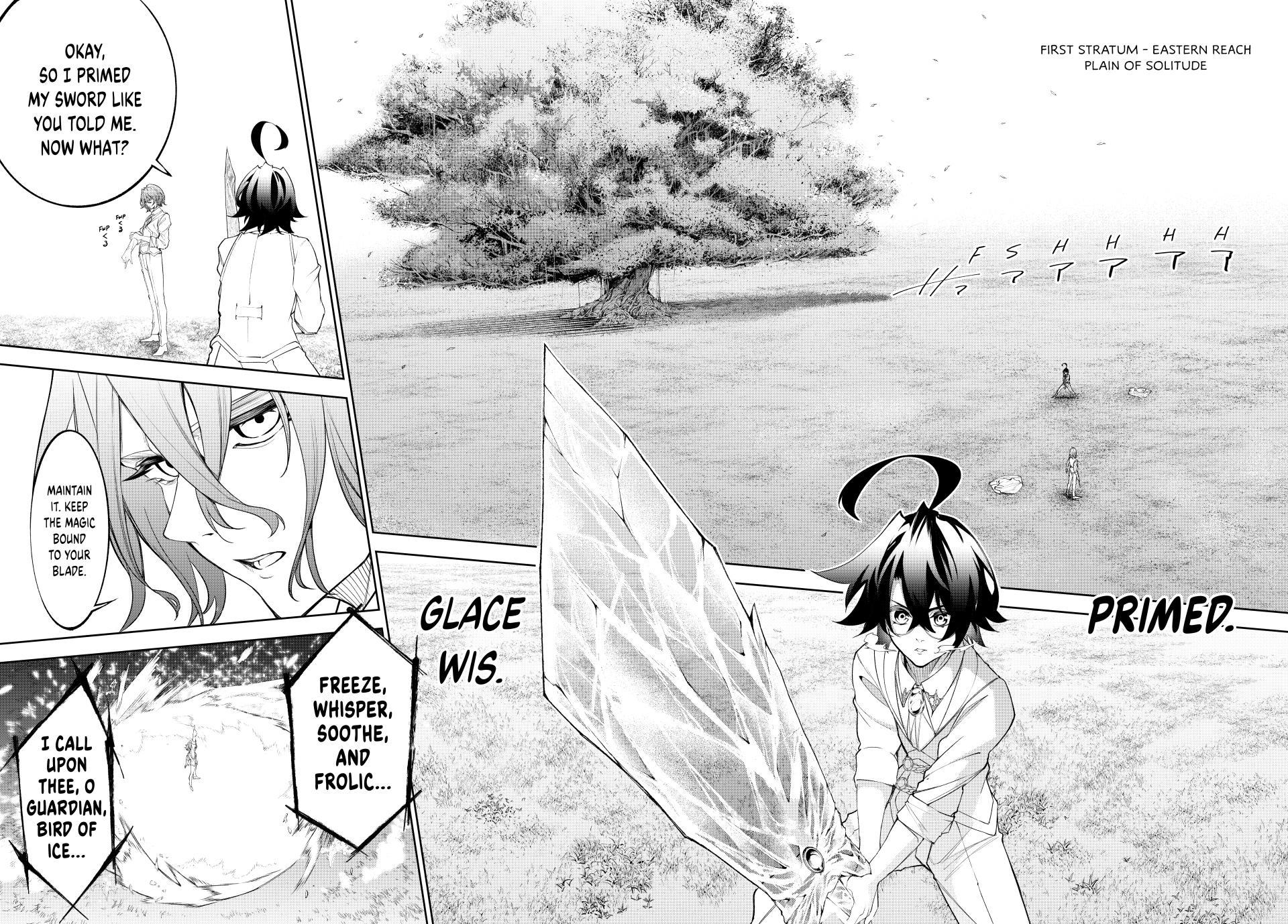 Tsue to Tsurugi no Wistoria Chap 34 - Next Chap 35