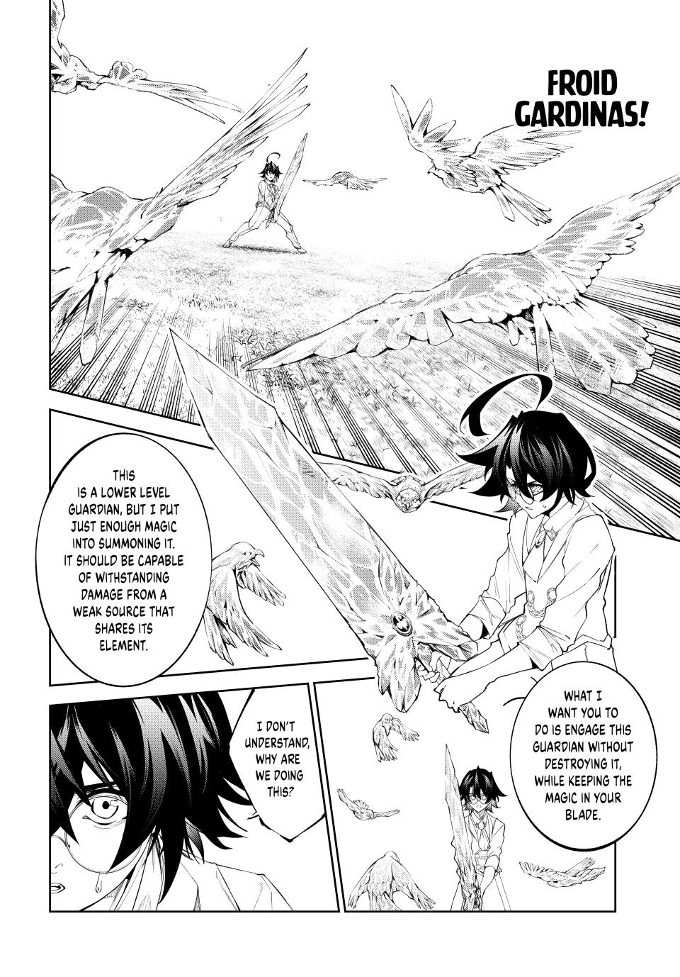 Tsue to Tsurugi no Wistoria Chap 34 - Next Chap 35