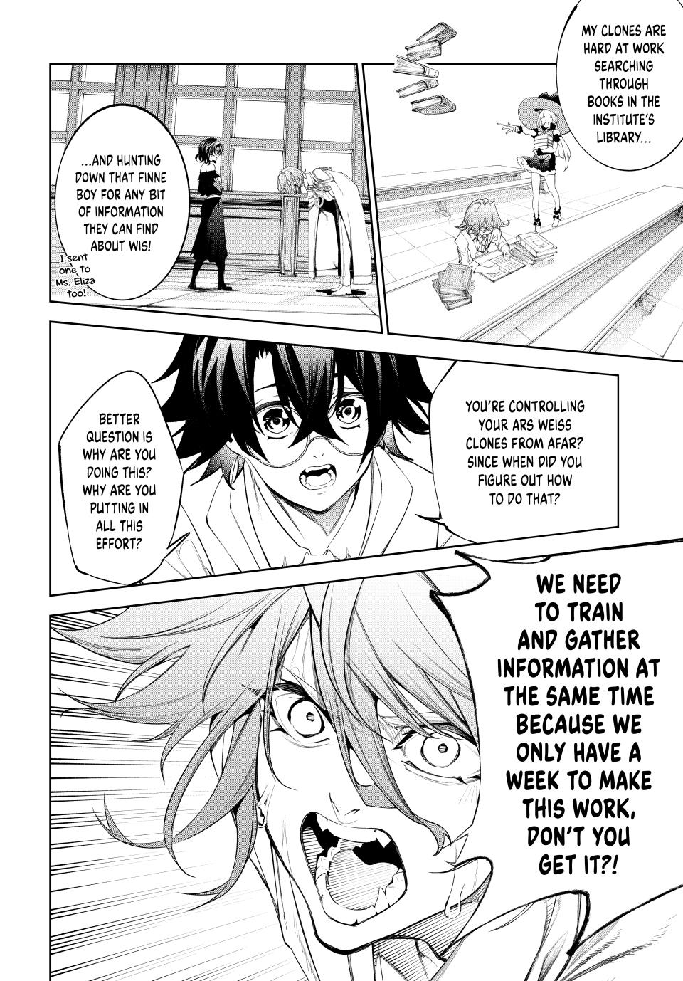 Tsue to Tsurugi no Wistoria Chap 34 - Next Chap 35