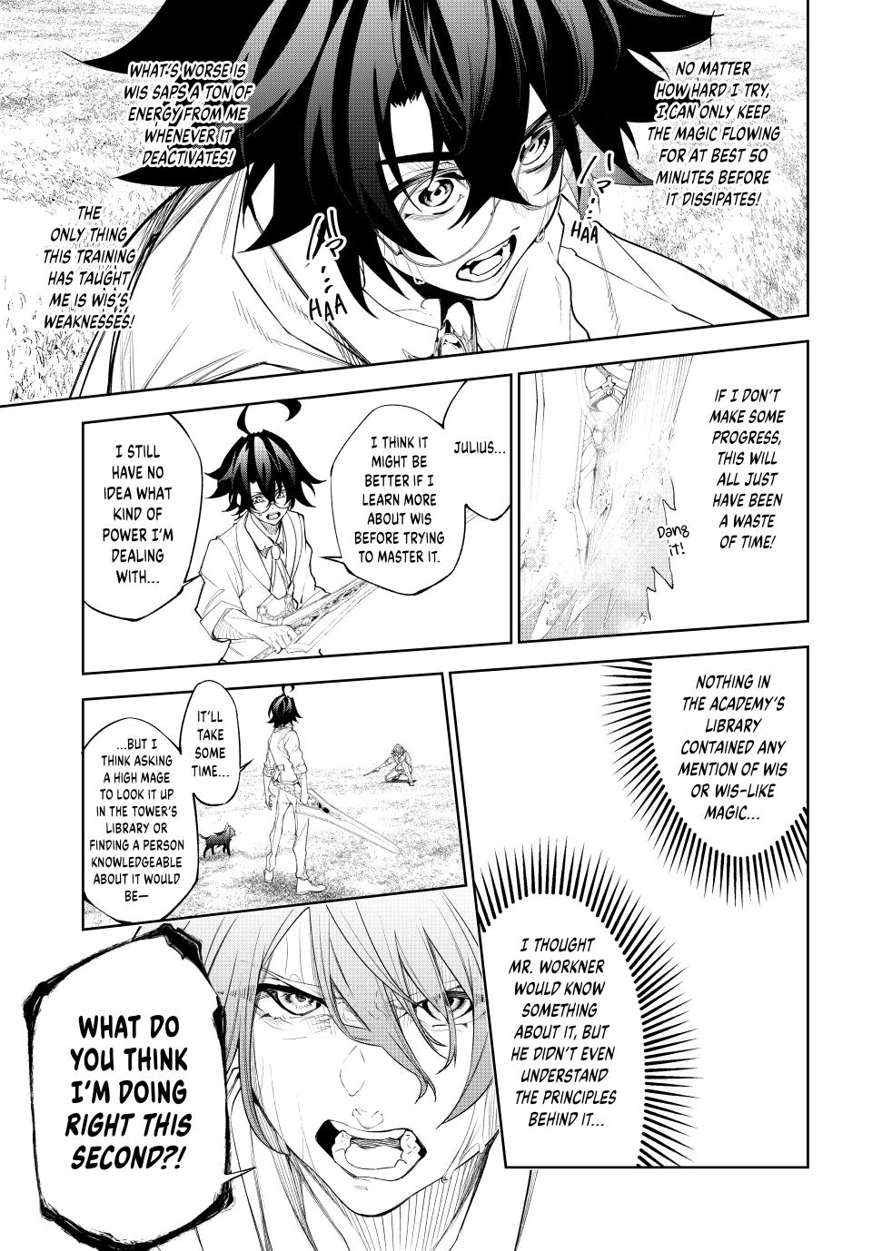 Tsue to Tsurugi no Wistoria Chap 34 - Next Chap 35