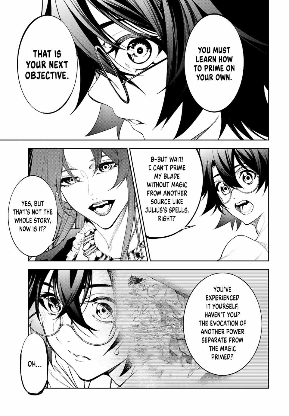 Tsue to Tsurugi no Wistoria Chap 35 - Next Chap 36