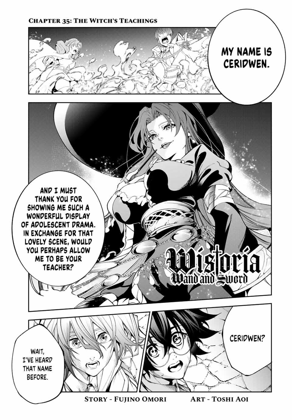 Tsue to Tsurugi no Wistoria Chap 35 - Next Chap 36