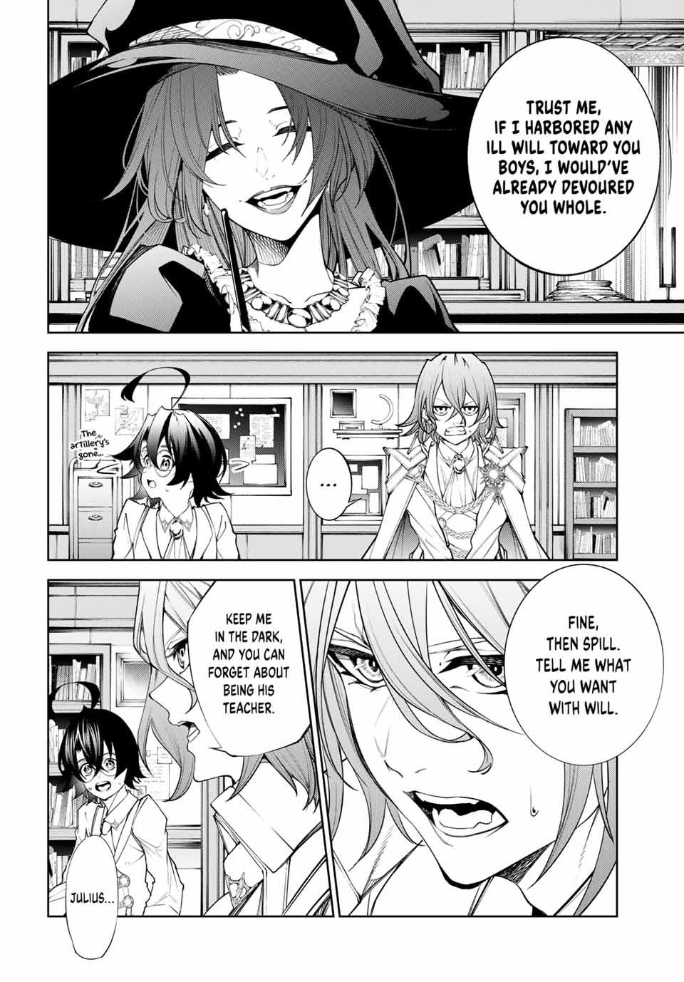 Tsue to Tsurugi no Wistoria Chap 35 - Next Chap 36