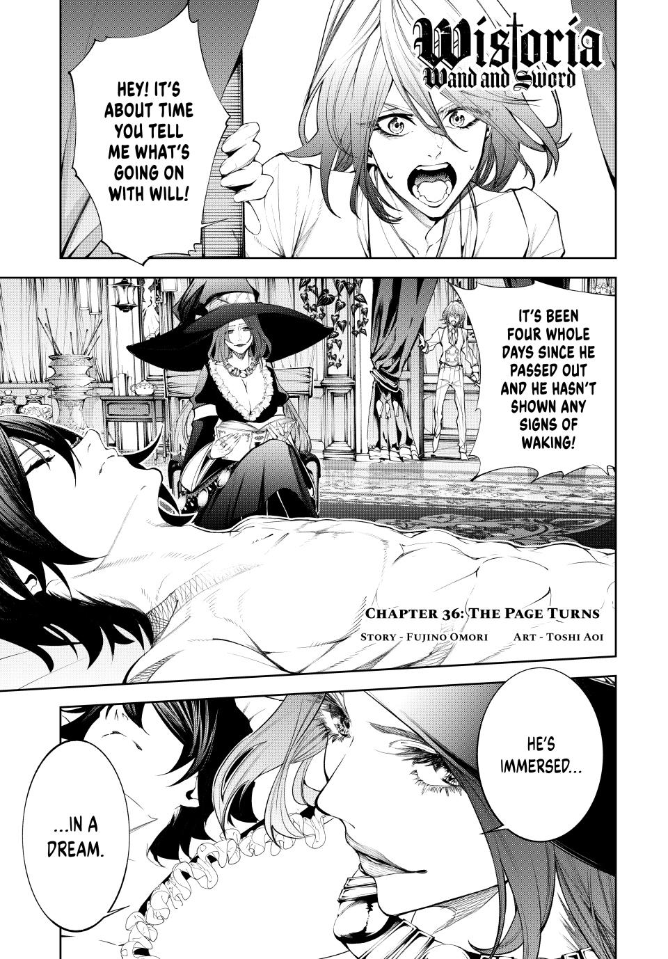Tsue to Tsurugi no Wistoria Chap 36 - Next Chap 37