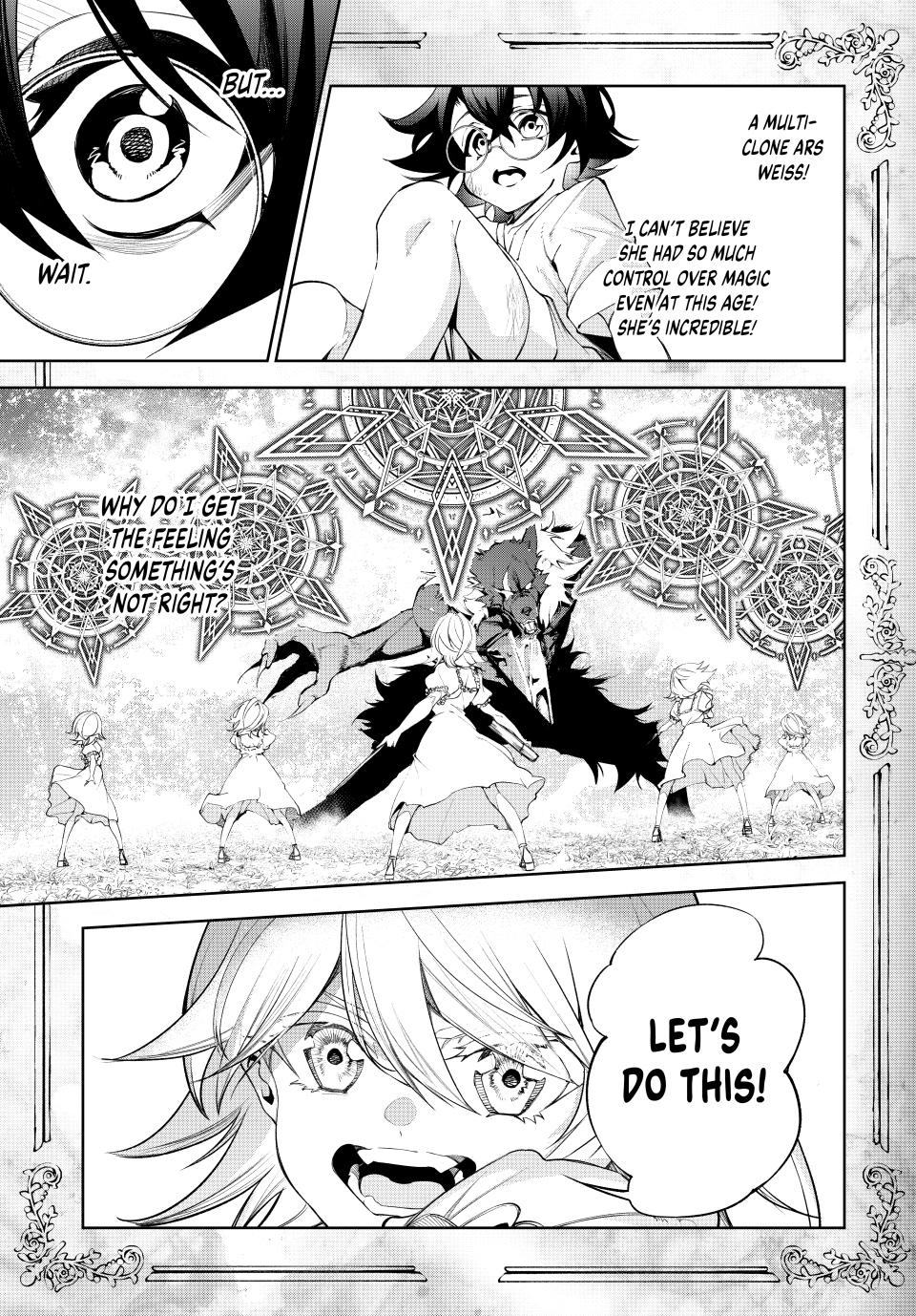 Tsue to Tsurugi no Wistoria Chap 36 - Next Chap 37