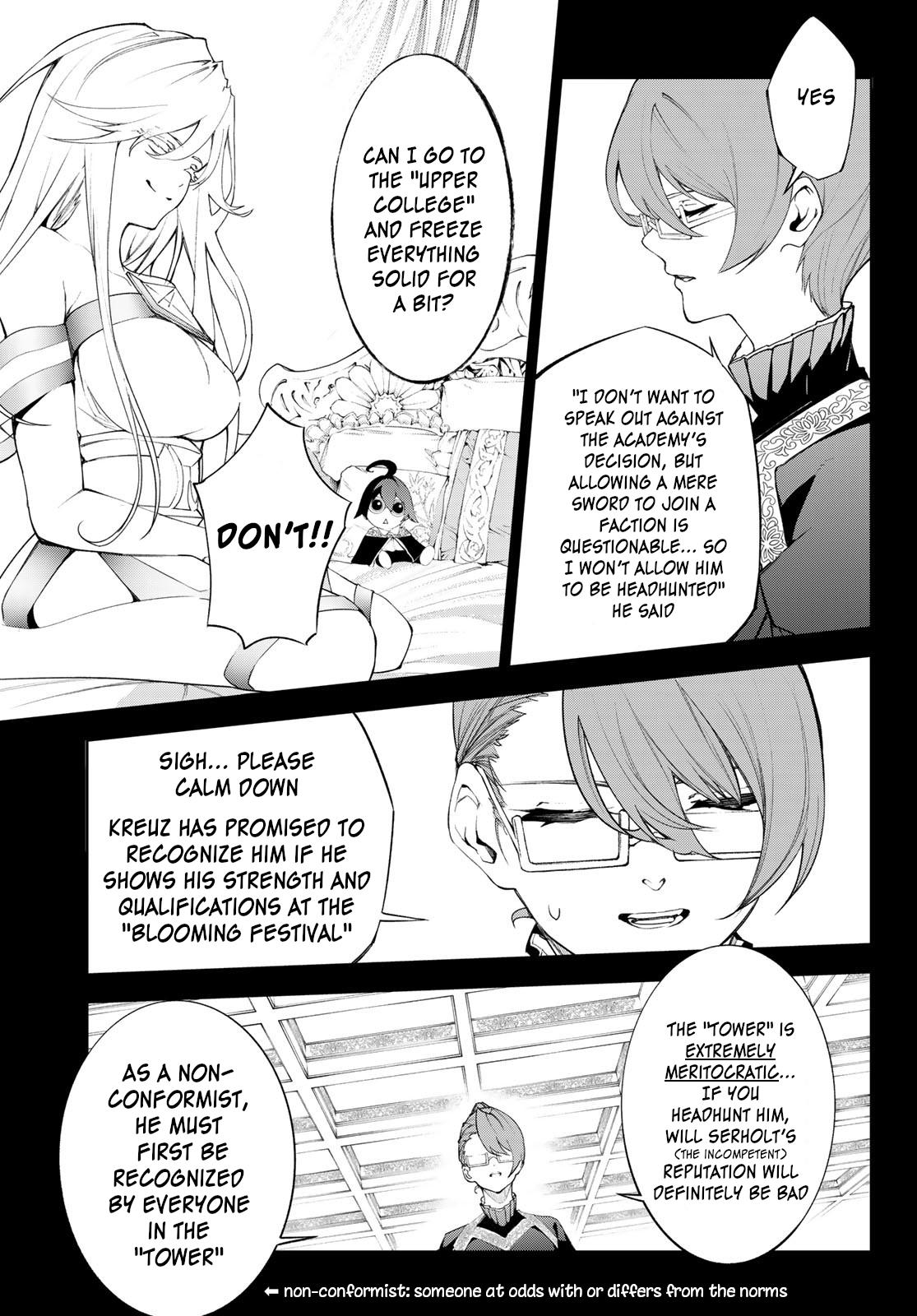 Tsue to Tsurugi no Wistoria Chap 32 - Next Chap 33