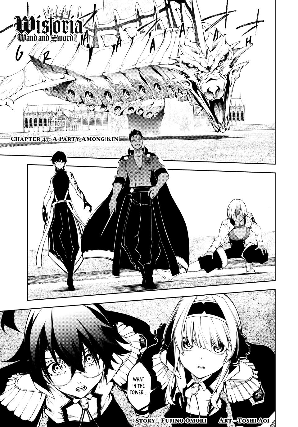 Tsue to Tsurugi no Wistoria Chap 47 - Next Chap 48