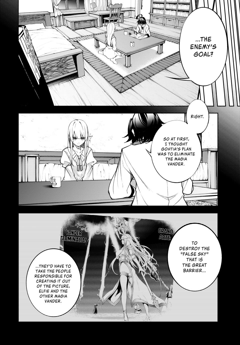 Tsue to Tsurugi no Wistoria Chap 47 - Next Chap 48