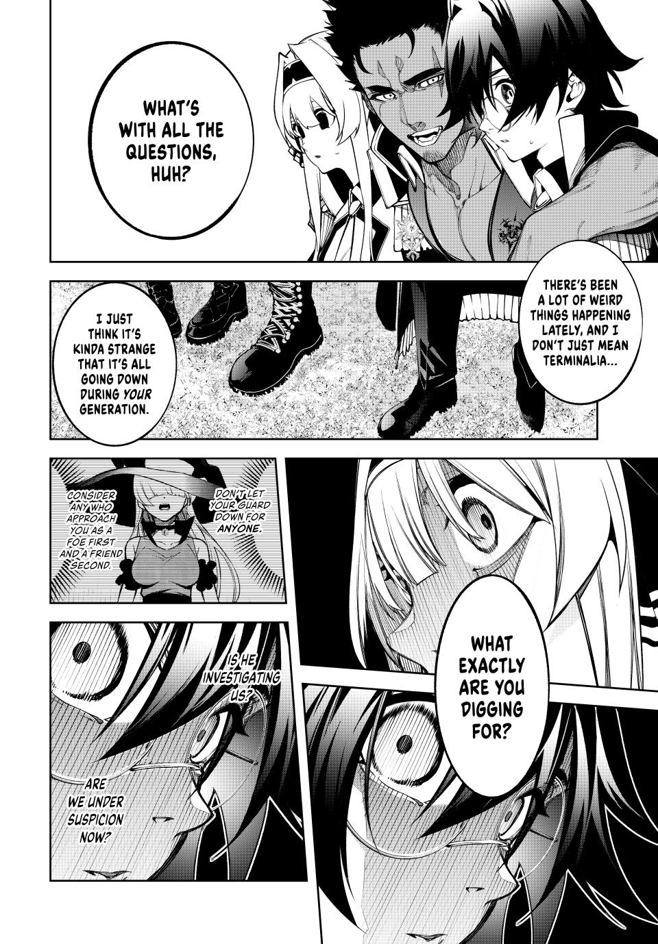 Tsue to Tsurugi no Wistoria Chap 47 - Next Chap 48