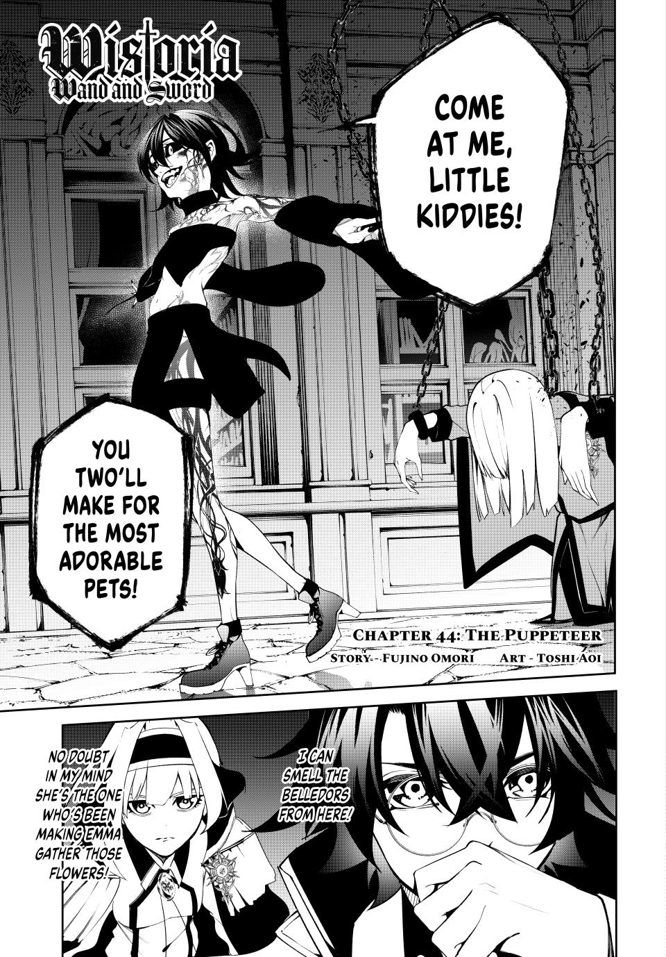 Tsue to Tsurugi no Wistoria Chap 44 - Next Chap 45