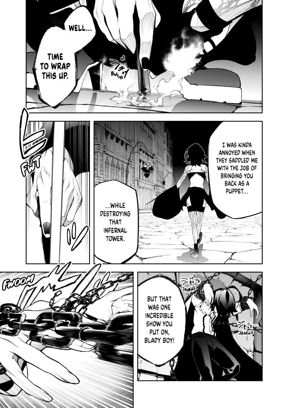 Tsue to Tsurugi no Wistoria Chap 45 - Next Chap 46