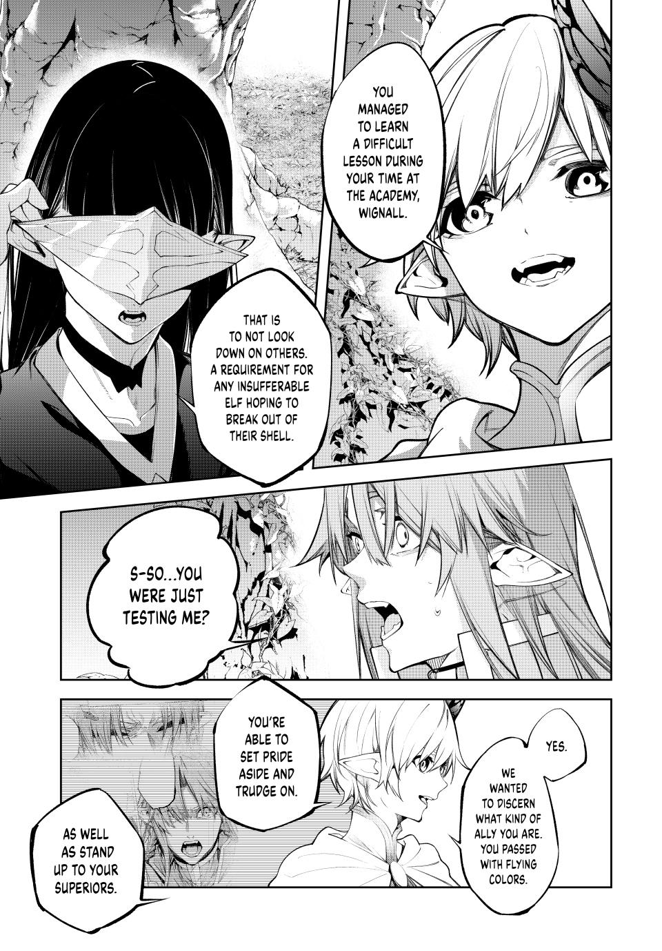 Tsue to Tsurugi no Wistoria Chap 46 - Next Chap 47