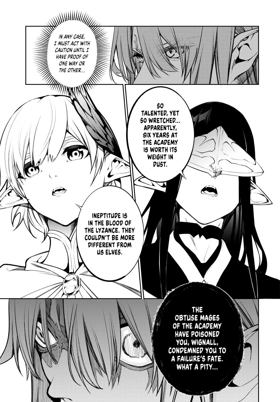Tsue to Tsurugi no Wistoria Chap 46 - Next Chap 47