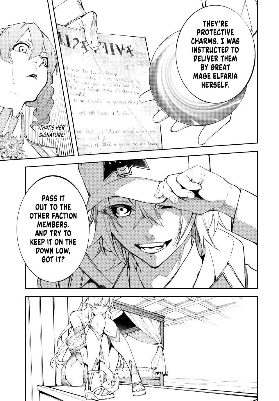 Tsue to Tsurugi no Wistoria Chap 49 - Next Chap 50