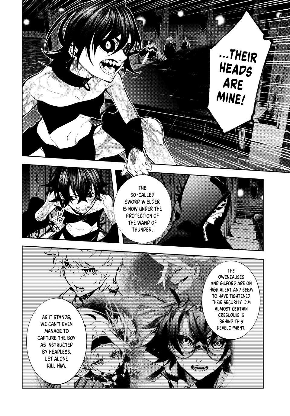 Tsue to Tsurugi no Wistoria Chap 49 - Next Chap 50
