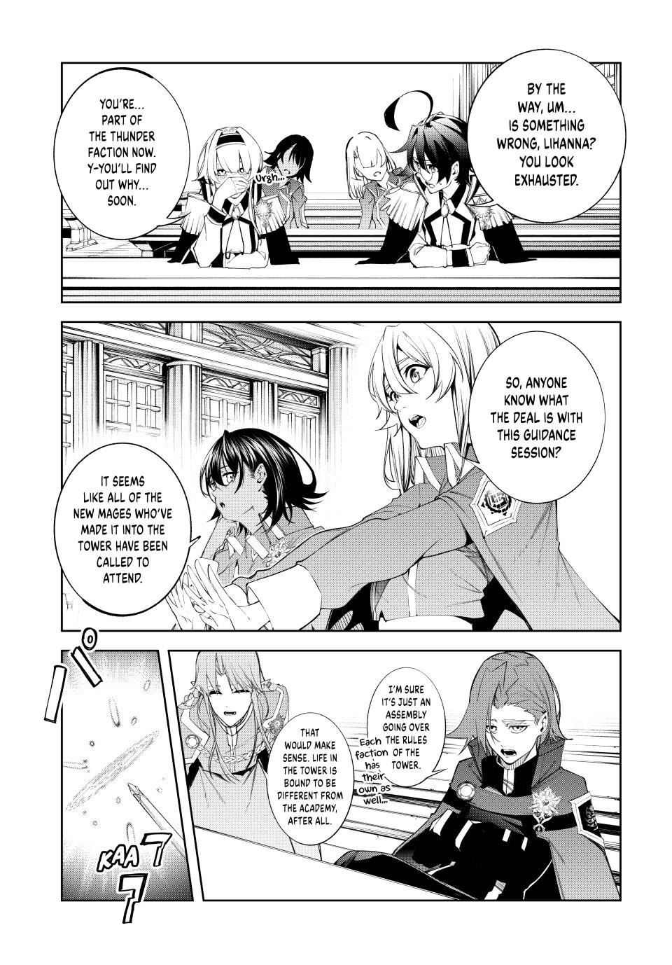 Tsue to Tsurugi no Wistoria Chap 40 - Next Chap 41