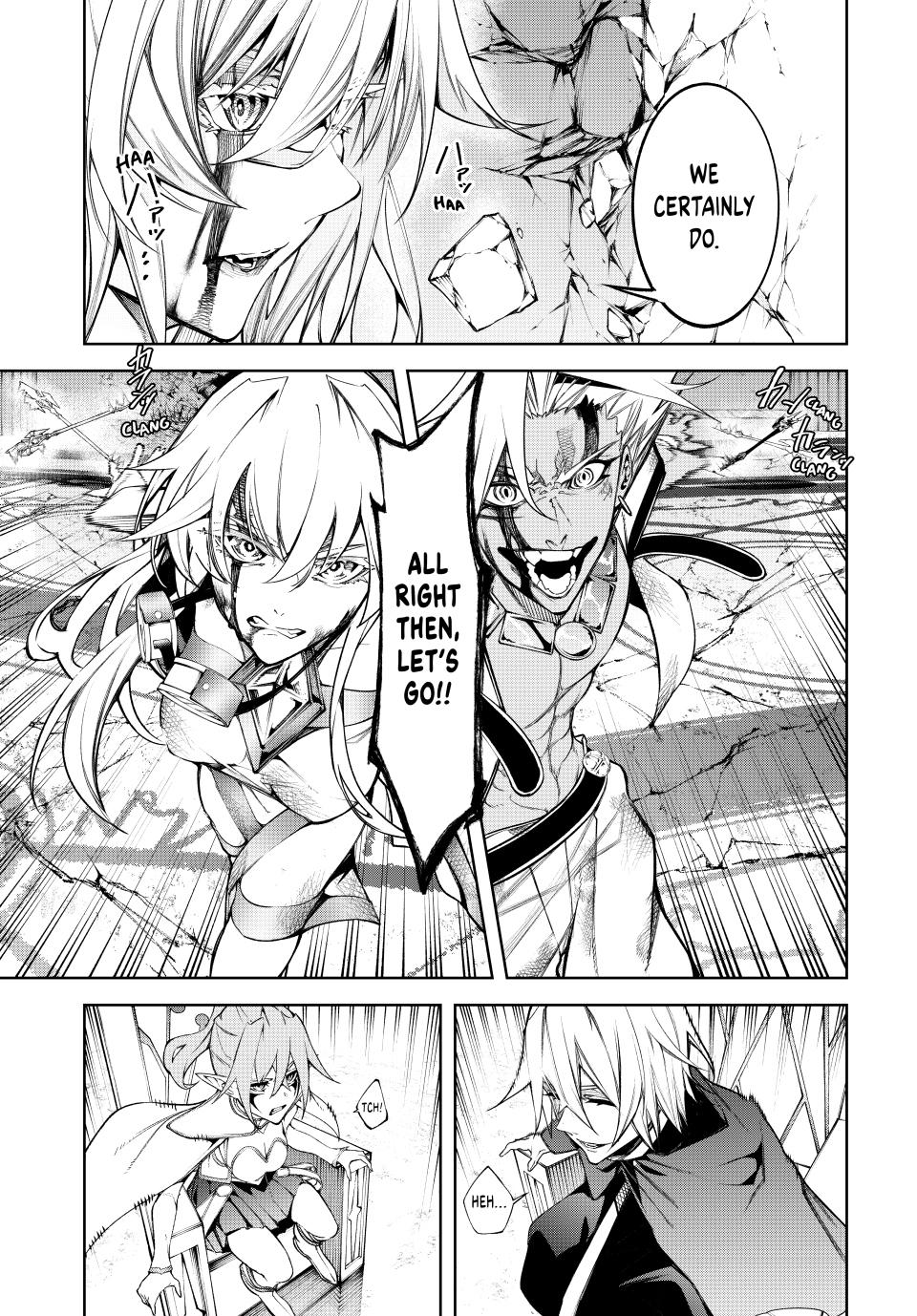 Tsue to Tsurugi no Wistoria Chap 40 - Next Chap 41