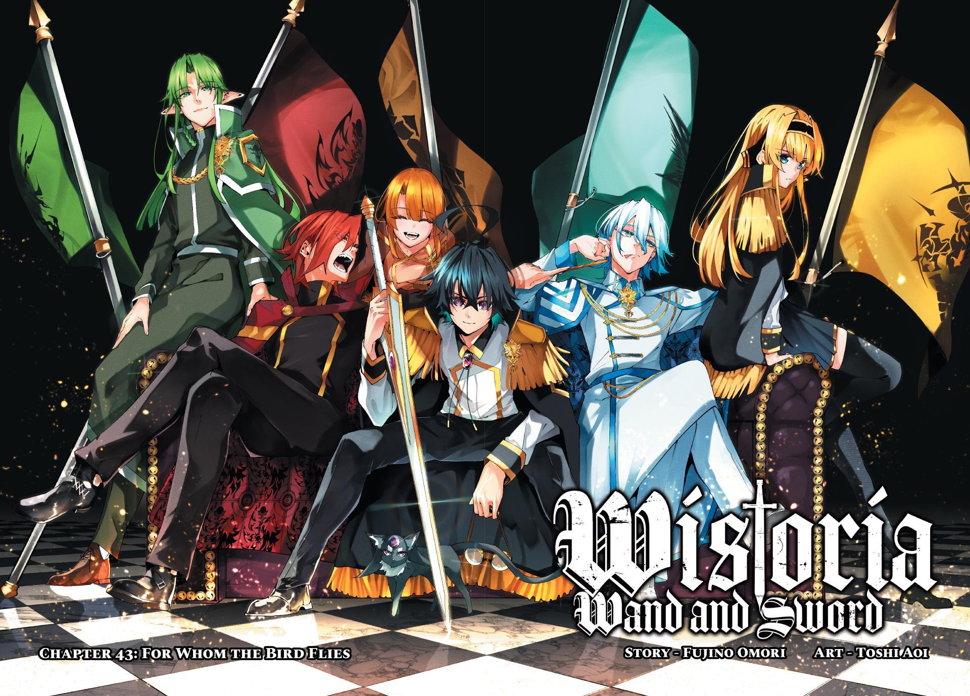 Tsue to Tsurugi no Wistoria Chap 43 - Next Chap 44