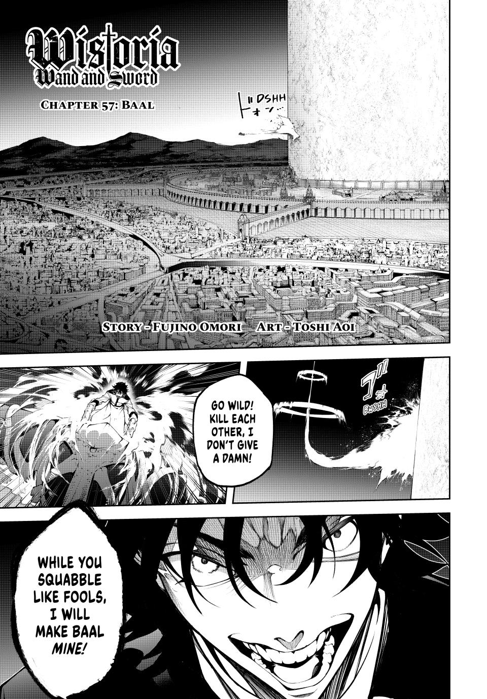 Tsue to Tsurugi no Wistoria Chap 57 - Next Chap 58