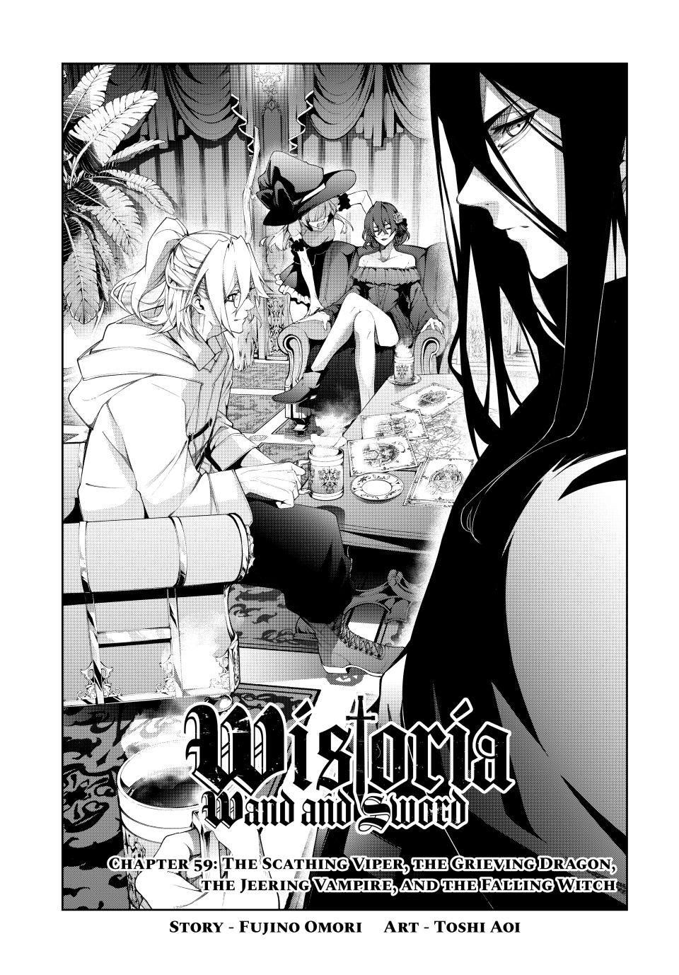 Tsue to Tsurugi no Wistoria Chap 59 - Next Chap 60