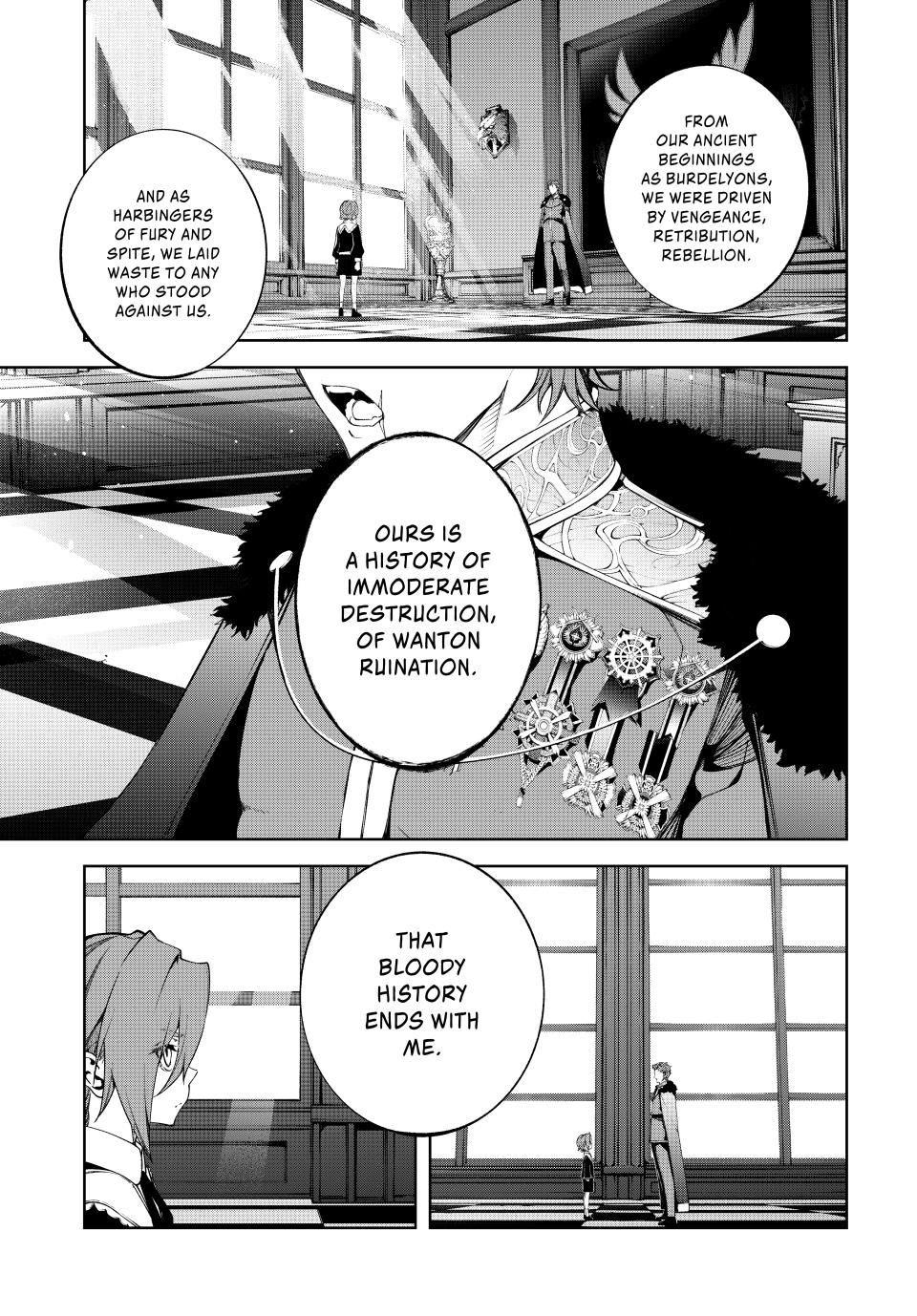 Tsue to Tsurugi no Wistoria Chap 50 - Next Chap 51