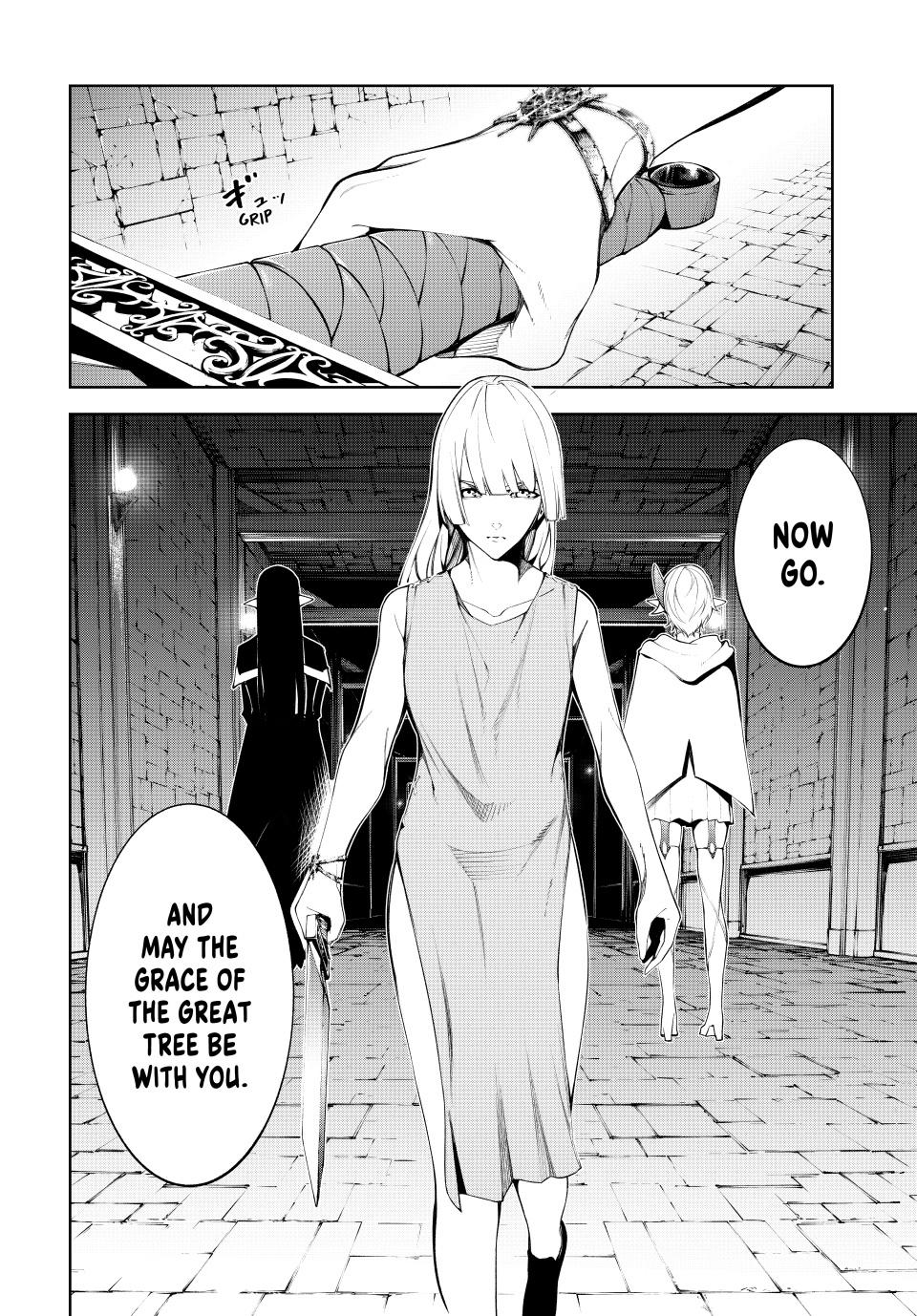 Tsue to Tsurugi no Wistoria Chap 53 - Next Chap 54