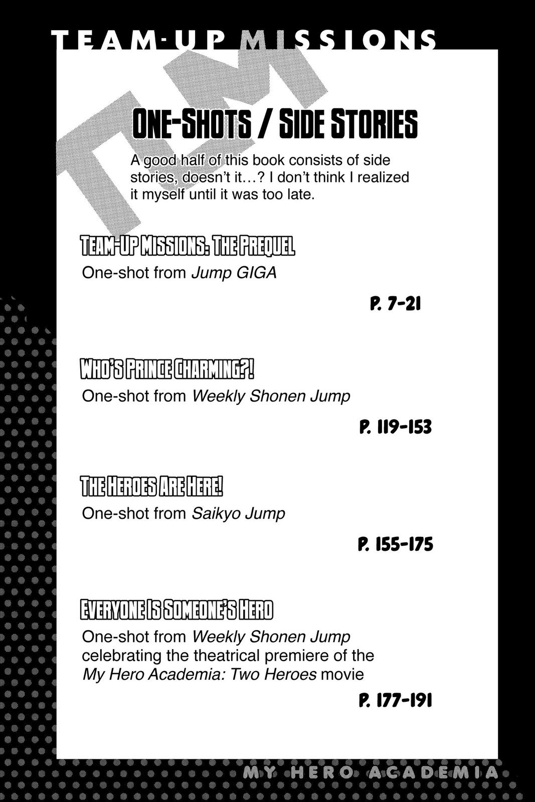 Boku no Hero Academia: Team Up Mission Chap 3.5 - Next Chap 4.5