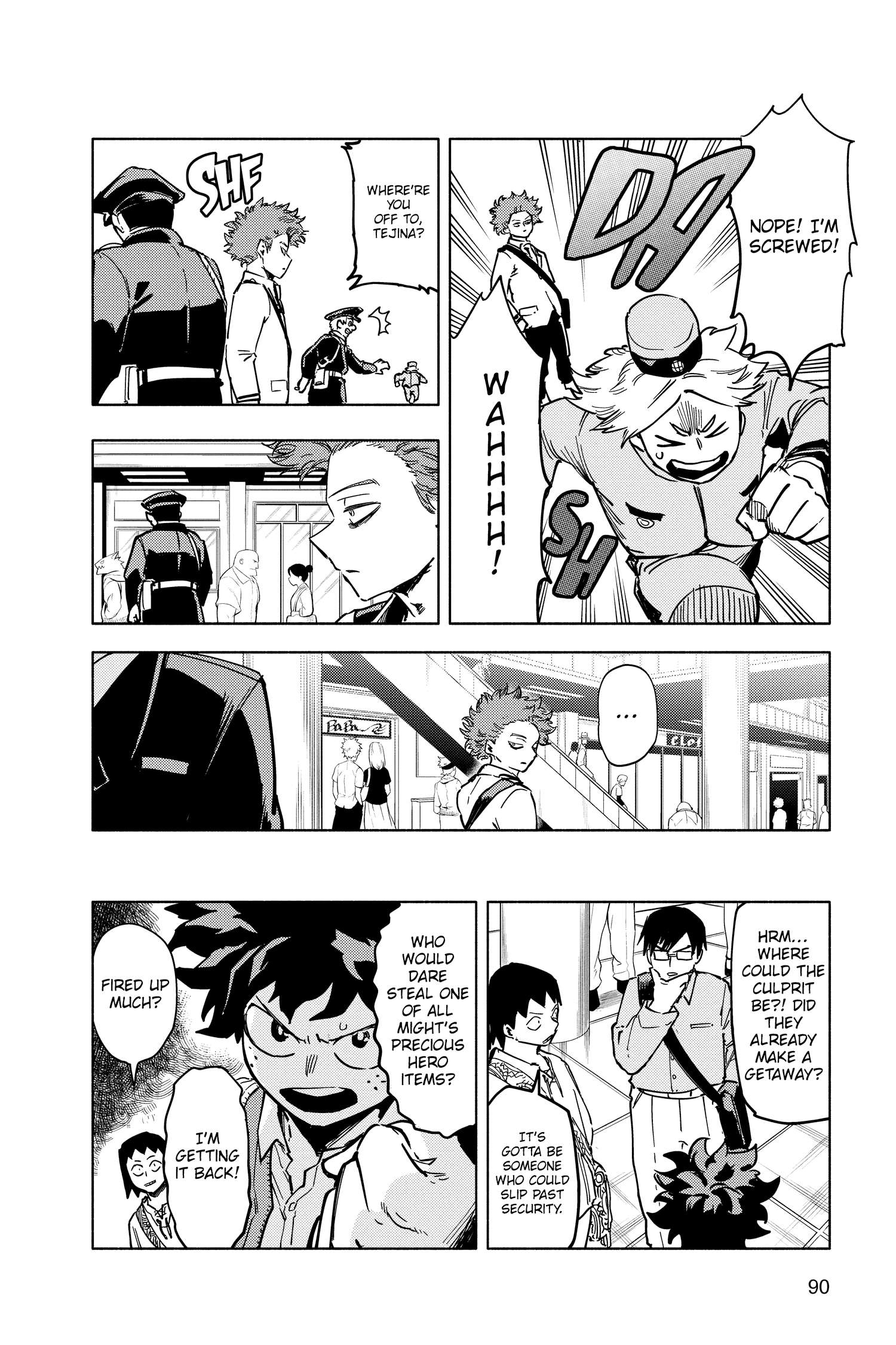 Boku no Hero Academia: Team Up Mission Chap 12 - Next Chap 13