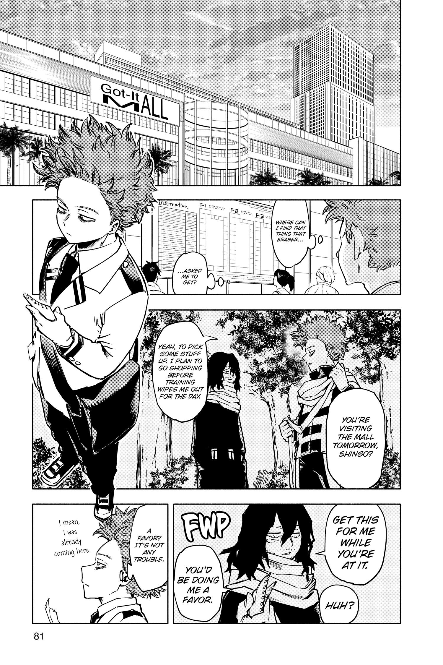 Boku no Hero Academia: Team Up Mission Chap 12 - Next Chap 13