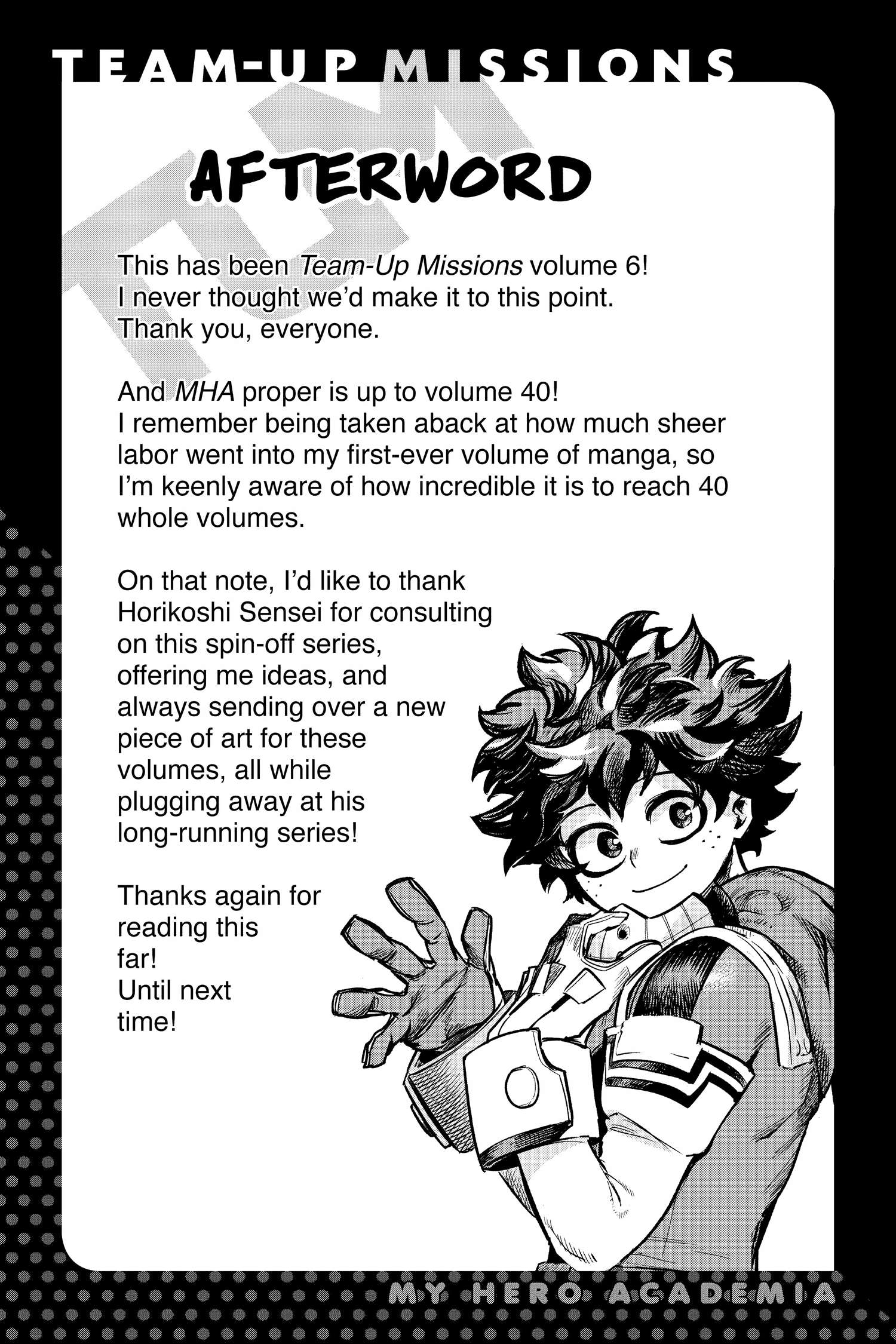 Boku no Hero Academia: Team Up Mission Chap 39 - Next Chap 40
