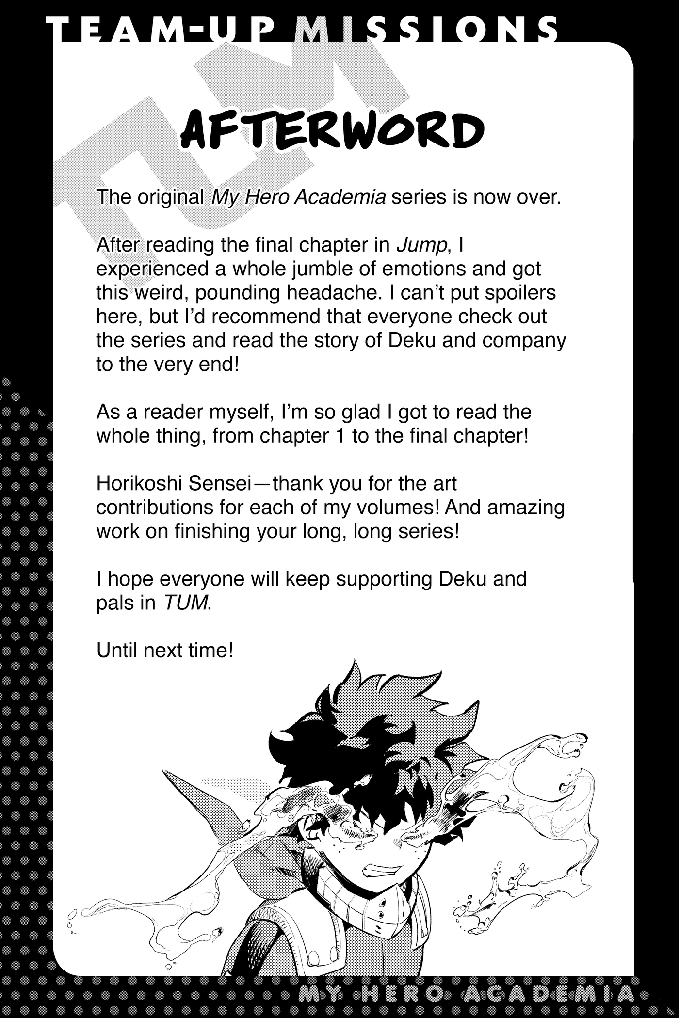 Boku no Hero Academia: Team Up Mission Chap 46.1 - Next Chap 47.1