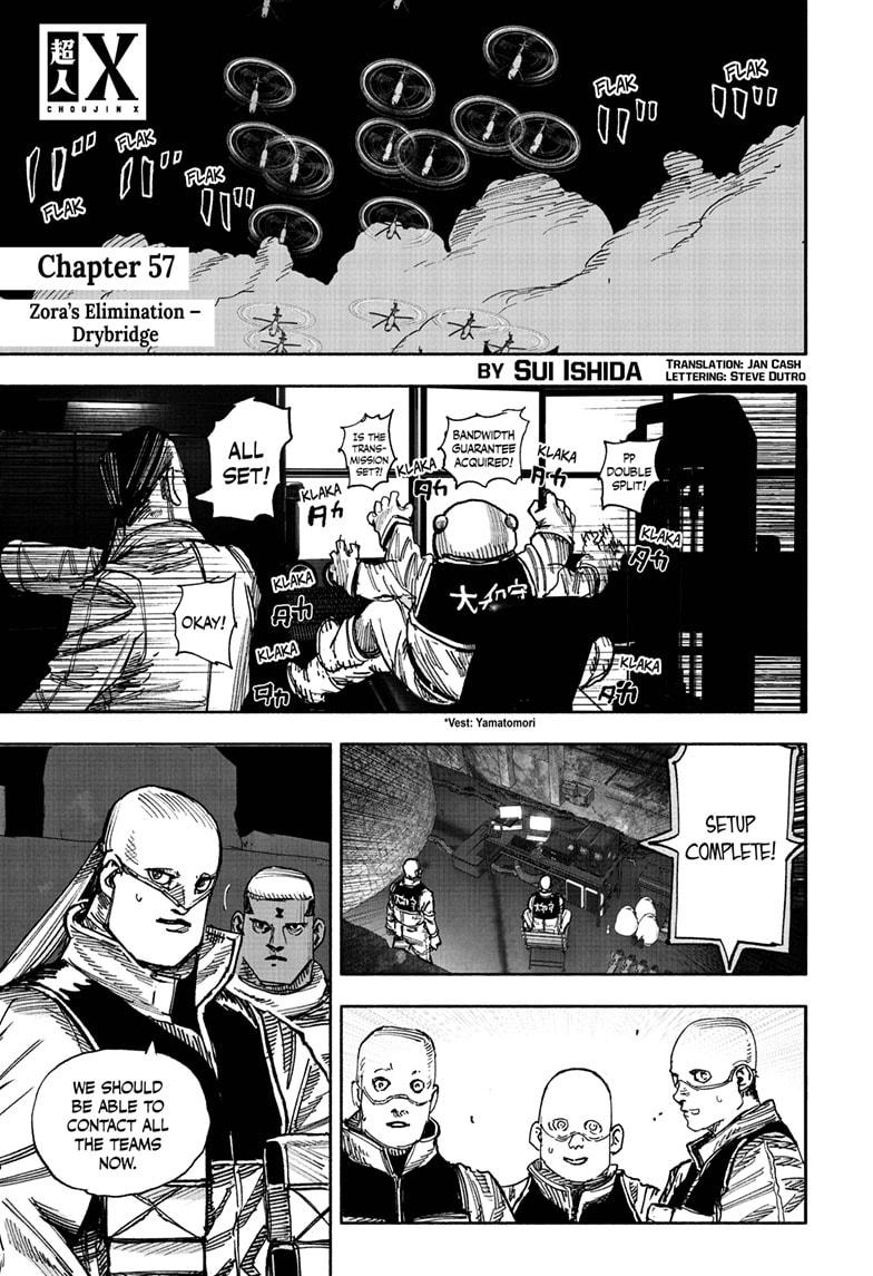 Choujin X Chap 57 - Next Chap 58