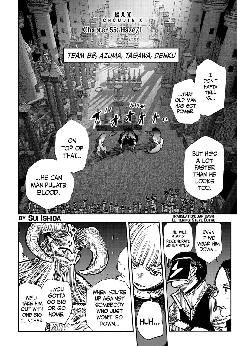 Choujin X Chap 55 - Next Chap 56