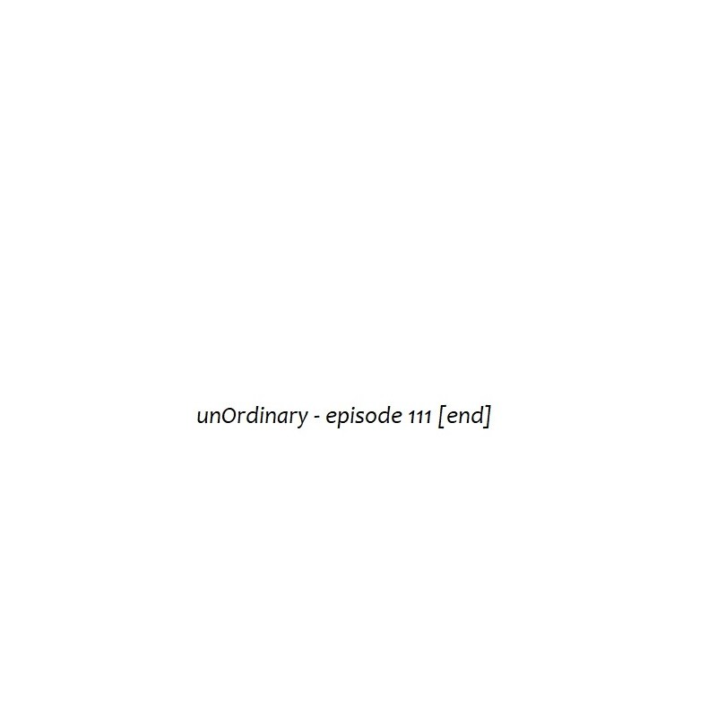 unOrdinary Chap 111 - Next Chap 112