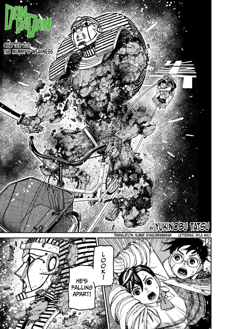 Dandadan Chap 219 - Next Chap 220