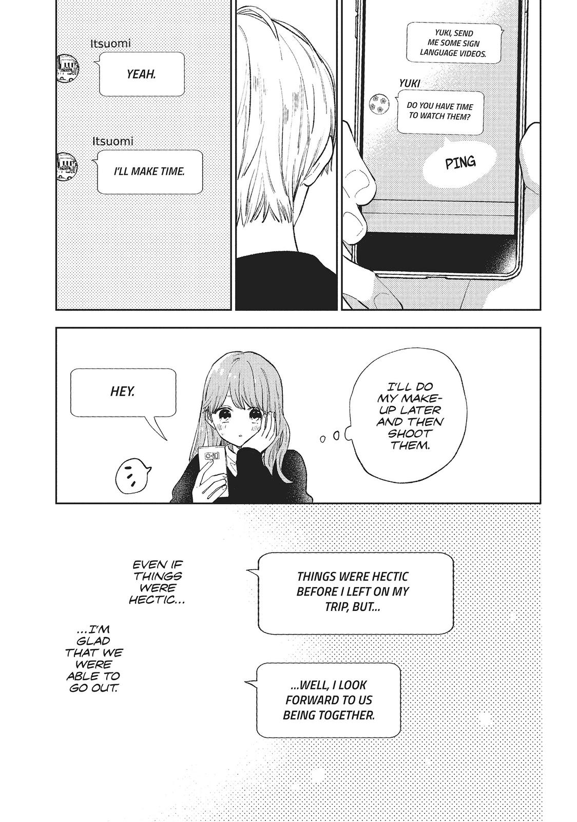 Yubisaki to Renren Chap 11 - Next Chap 12