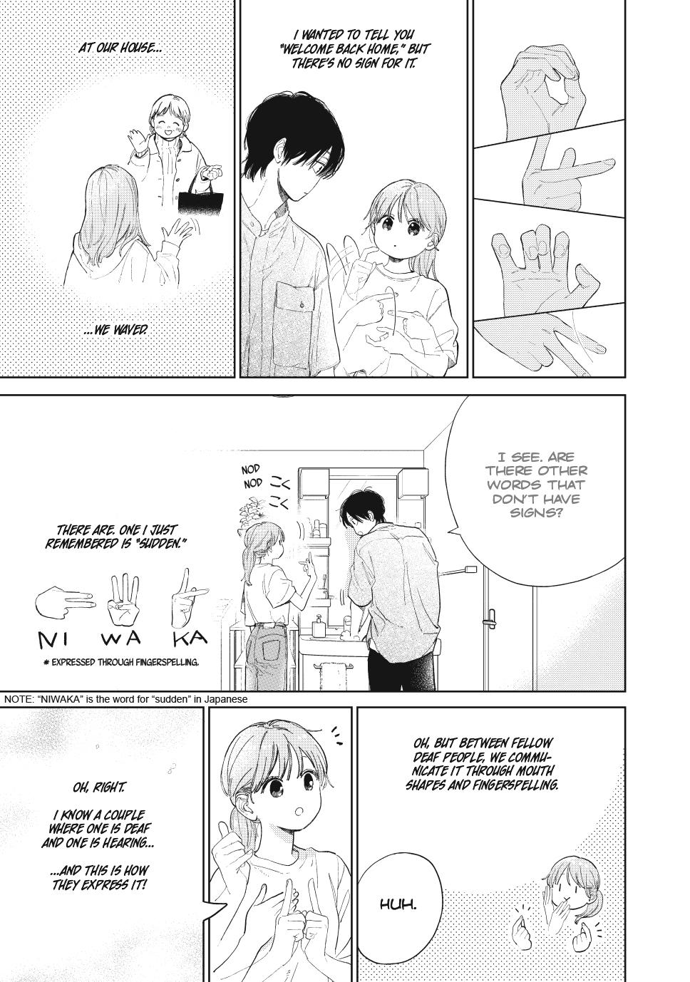 Yubisaki to Renren Chap 39 - Next Chap 40