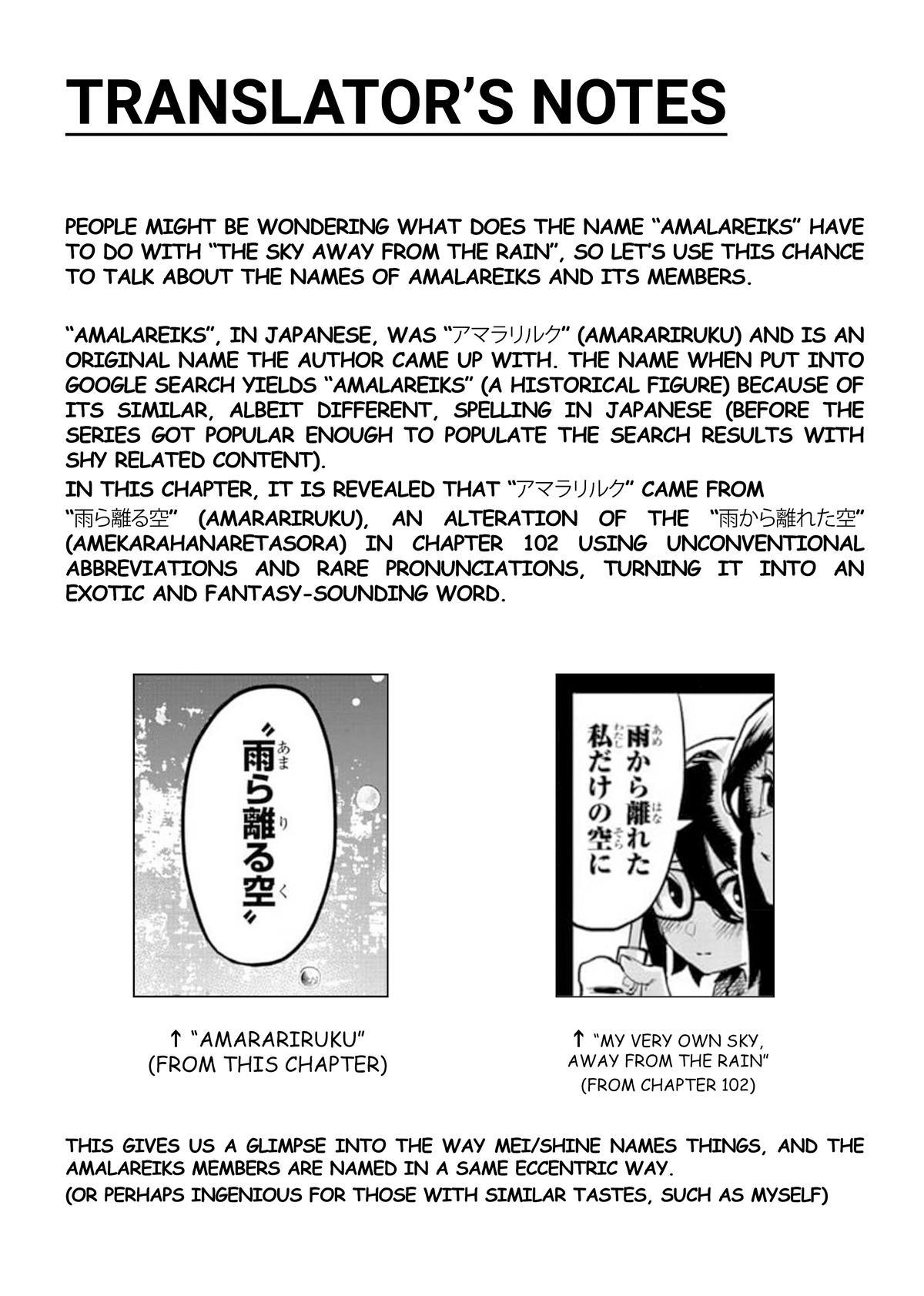 Shy Chap 103 - Next Chap 104