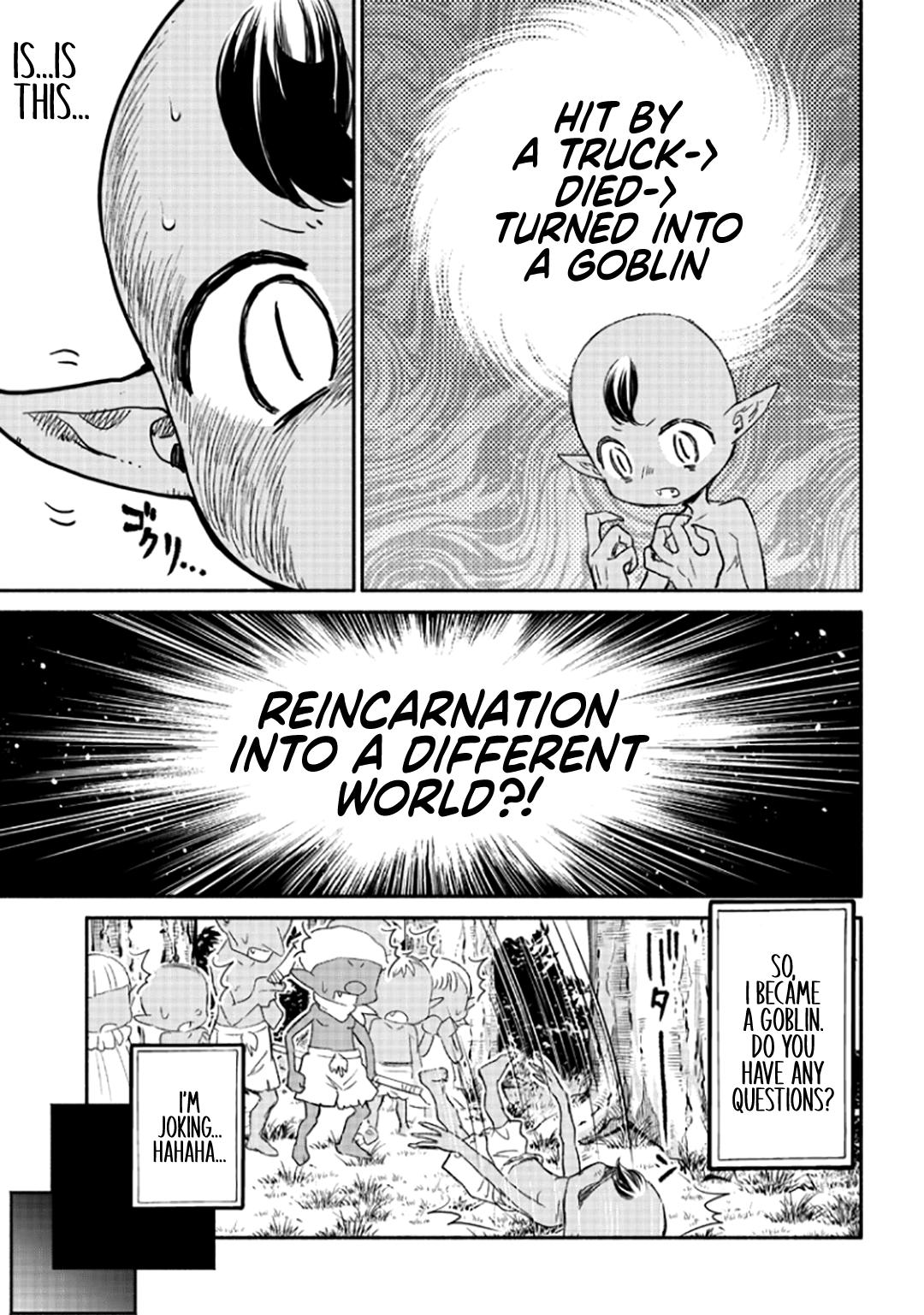 Tensei Goblin dakedo Shitsumon Aru? Chap 1 - Next Chap 2
