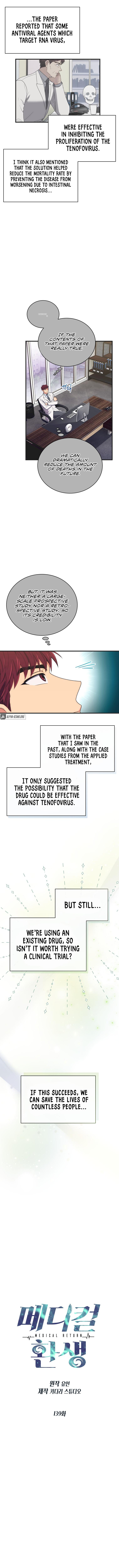 Medical Return Chap 139 - Next Chap 140