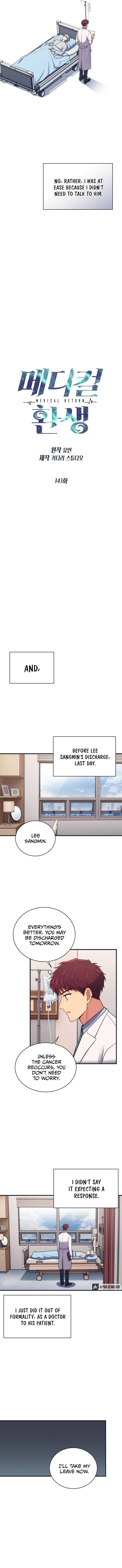 Medical Return Chap 143 - Next Chap 144