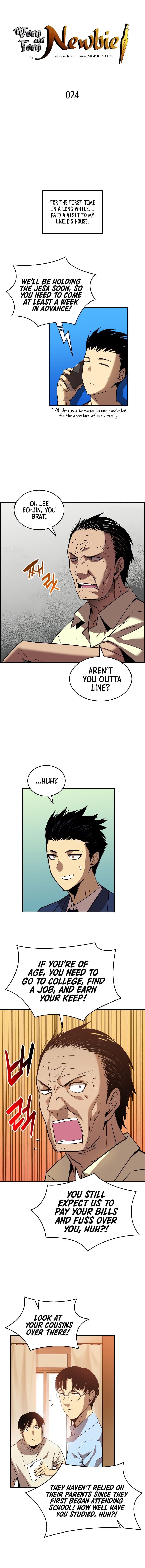 Worn and Torn Newbie Chap 24 - Next Chap 25