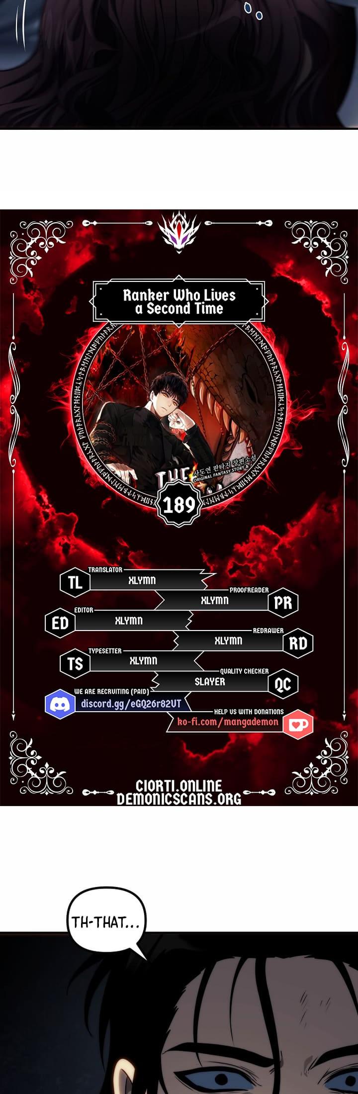 Second Life Ranker Chap 189 - Next Chap 190