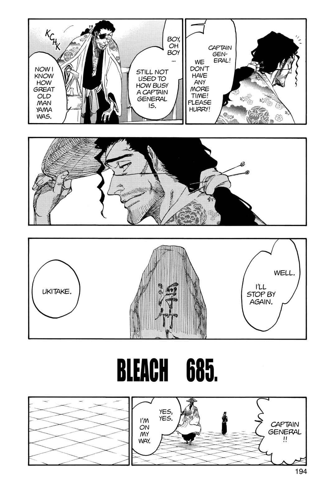 Bleach Chap 685 - Next Chap 686