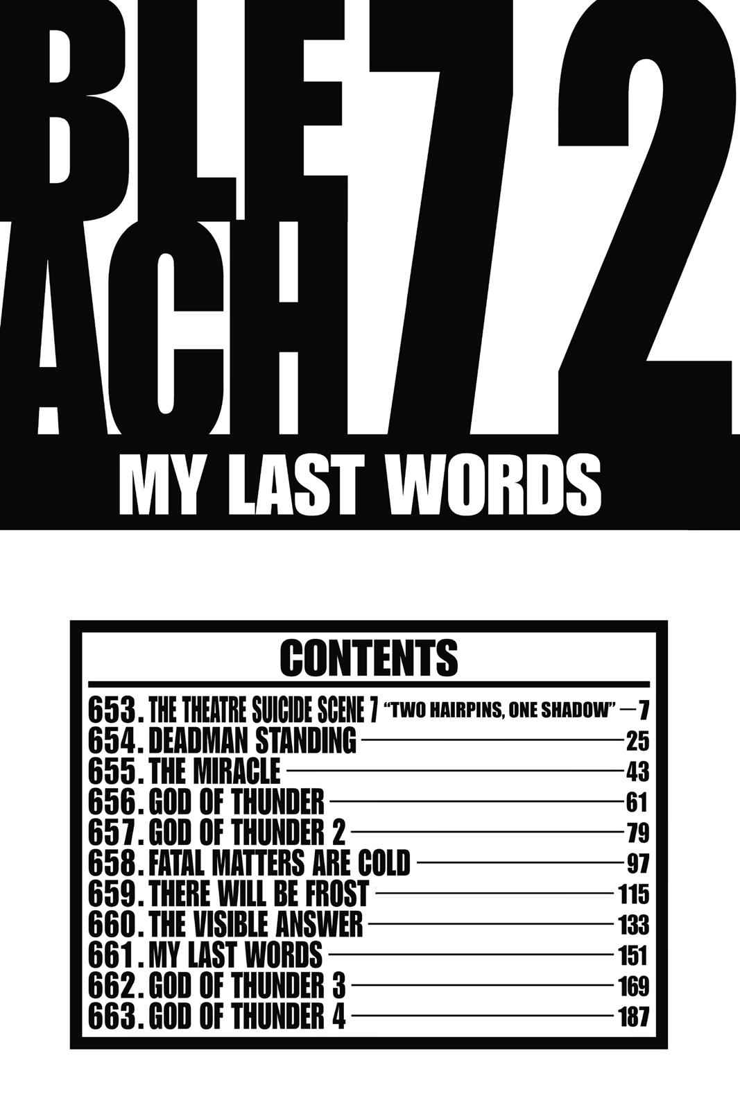 Bleach Chap 653 - Next Chap 654